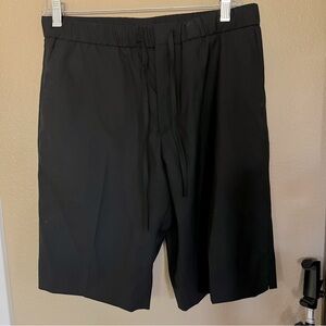 COS Men's Black Dress Shorts Wool Cotton Blend size US30 Elegant